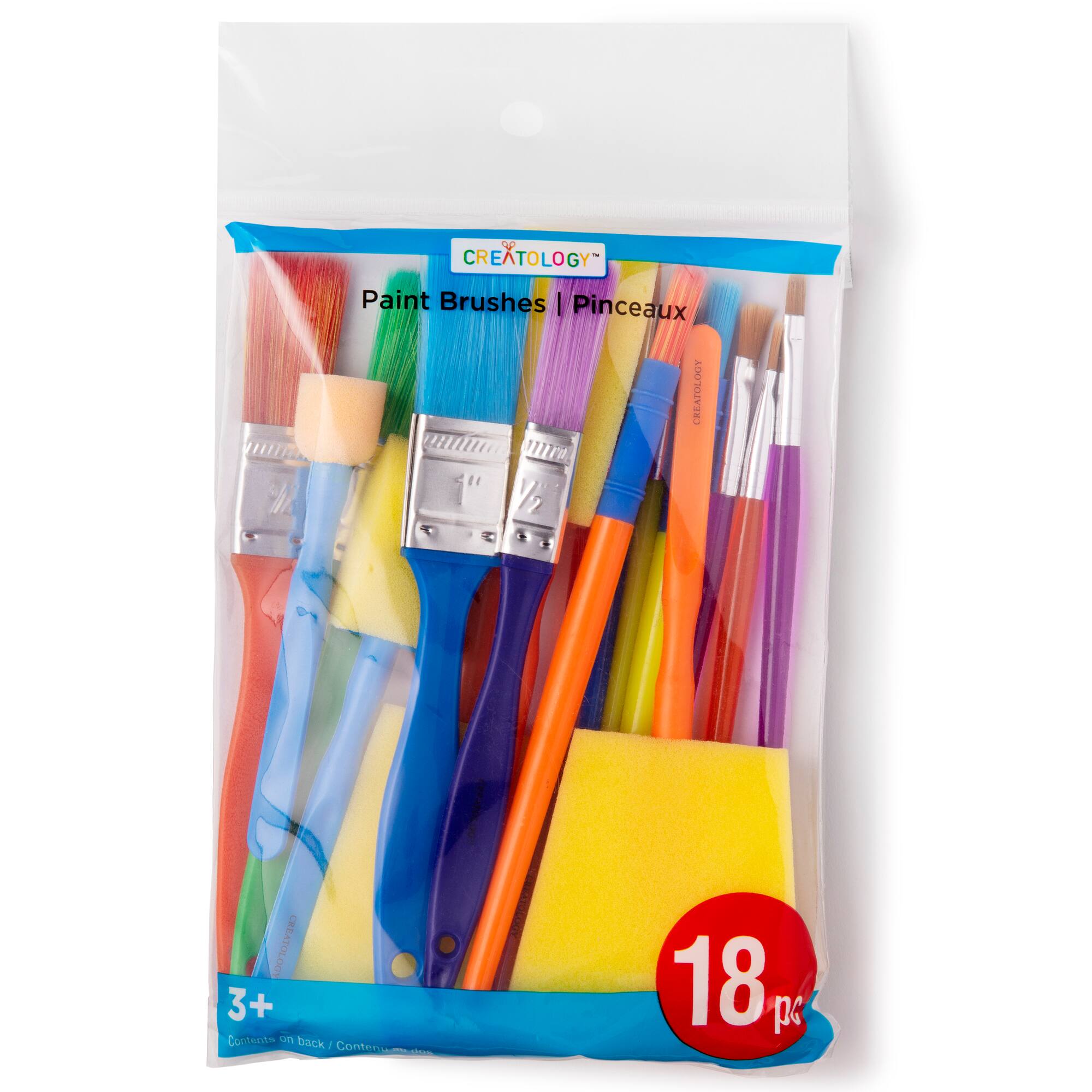 12 Packs: 18 ct. (216 total) Paint Brushes by Creatology®